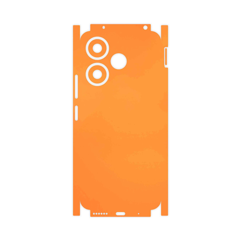 برچسب پوششی ماهوت مدل Matte-Orange-FullSkin مناسب برای گوشی موبایل شیائومی Redmi 13