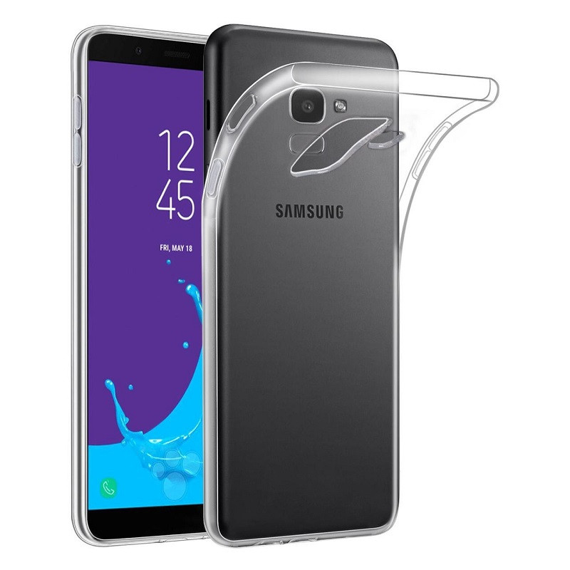 کاور مدل Clear TPU مناسب برای گوشی موبایل سامسونگ Galaxy J6 Plus