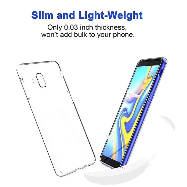 کاور مدل Clear TPU مناسب برای گوشی موبایل سامسونگ Galaxy J6 Plus