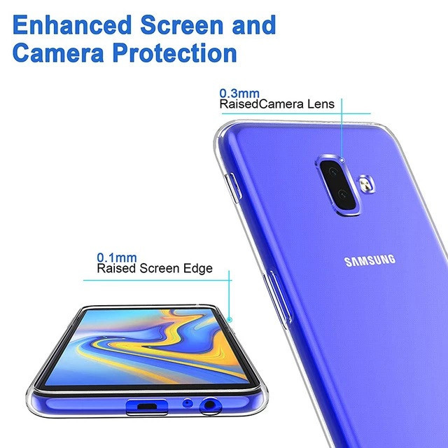 کاور مدل Clear TPU مناسب برای گوشی موبایل سامسونگ Galaxy J6 Plus