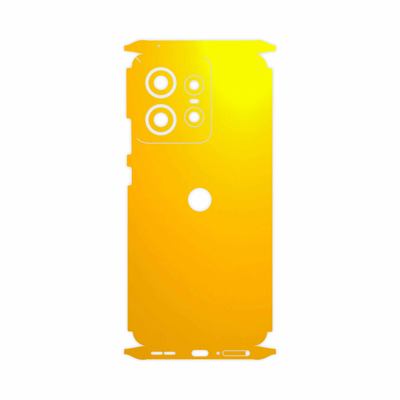 برچسب پوششی ماهوت مدل Matte-Deep-Mustard-FullSkin مناسب برای گوشی موبایل موتورولا Edge 50 Pro