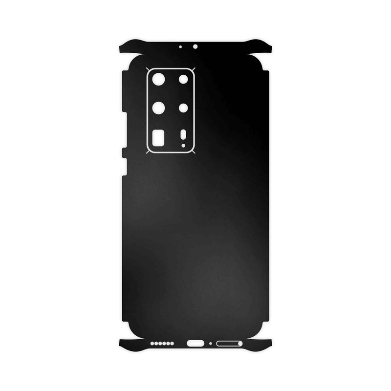 برچسب پوششی ماهوت مدل Matte-Black-FullSkin مناسب برای گوشی موبایل هوآوی P40 Pro Plus