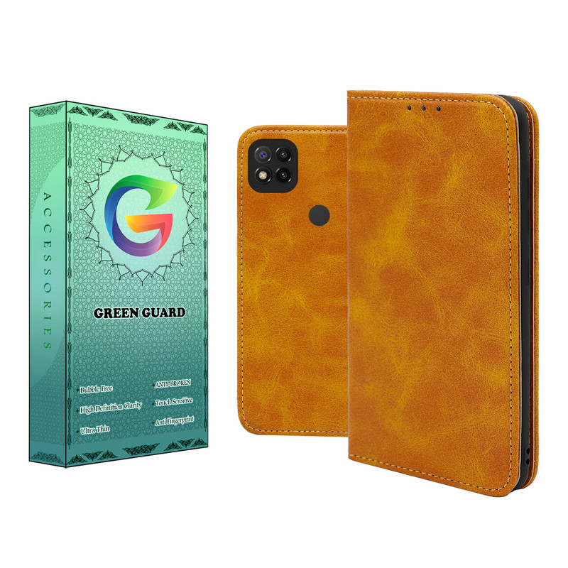 کیف کلاسوری گرین گارد طرح چرمی مدل Bitta مناسب برای گوشی موبایل شیائومی Redmi 9C / 10A