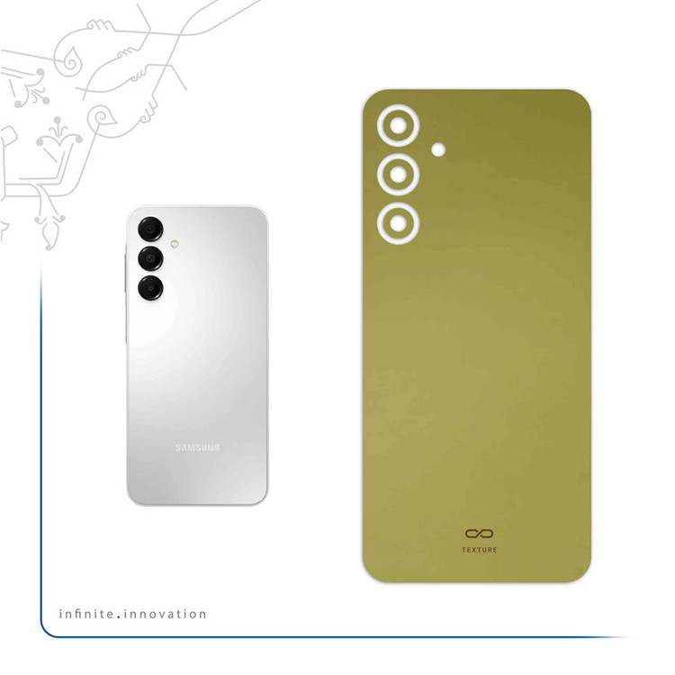 برچسب پوششی ماهوت مدل Matte-Gold مناسب برای گوشی موبایل سامسونگ Galaxy A16 4G