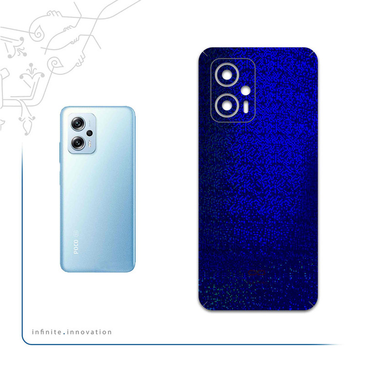 برچسب پوششی ماهوت مدل Blue-Holographic مناسب برای گوشی موبایل شیائومی Poco X4 GT