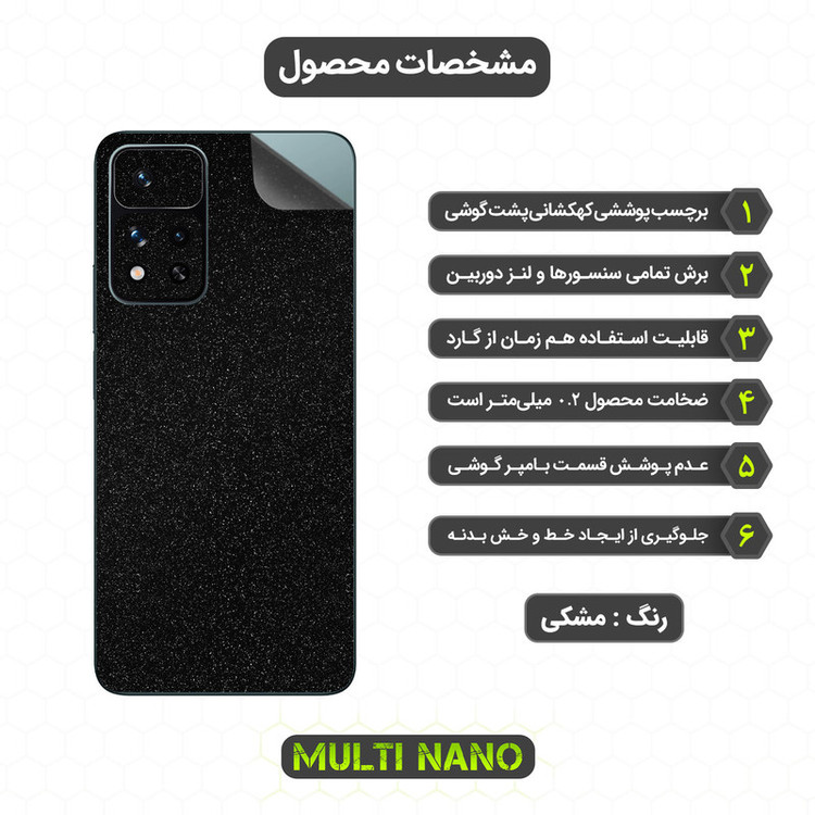 برچسب پوششی مولتی نانو مدل X-F1G مناسب برای گوشی موبایل شیائومی 11i Hyper Charge 5G