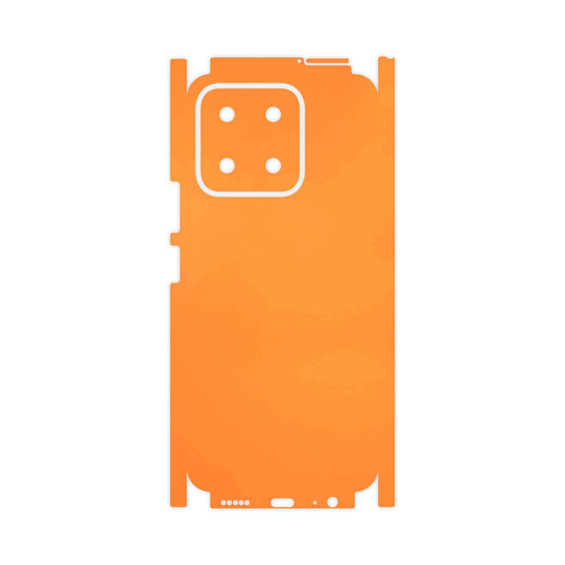 برچسب پوششی ماهوت مدل Matte-Orange-FullSkin مناسب برای گوشی موبایل آنر X5b Plus