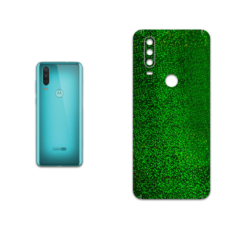 برچسب پوششی ماهوت مدل Green-Holographic مناسب برای گوشی موبایل موتورولا One Action