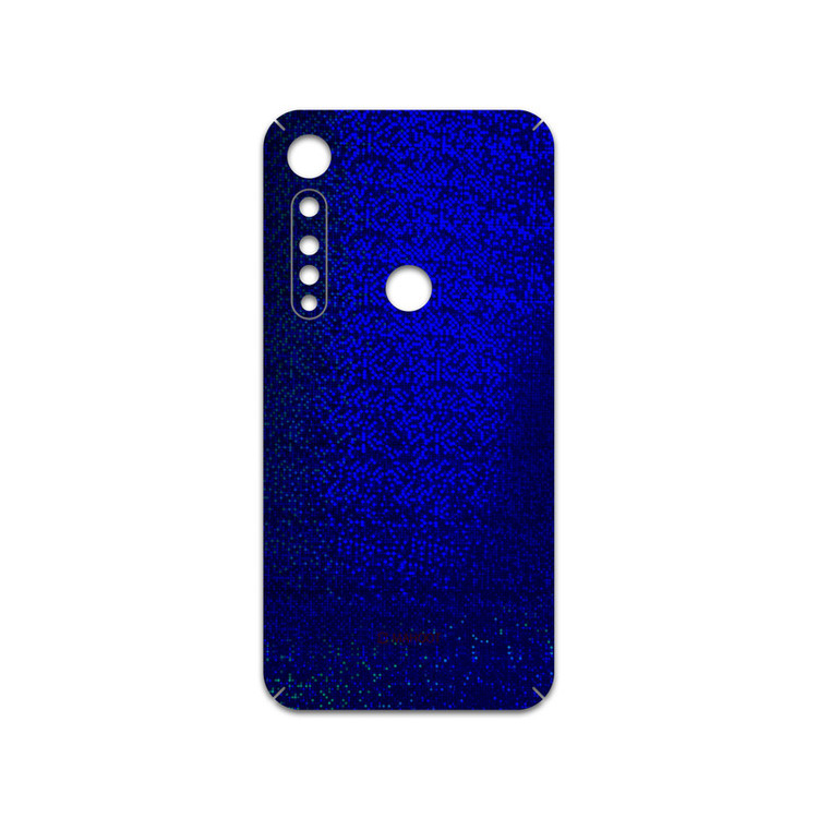 برچسب پوششی ماهوت مدل Blue-Holographic مناسب برای گوشی موبایل موتورولا One Vision Plus