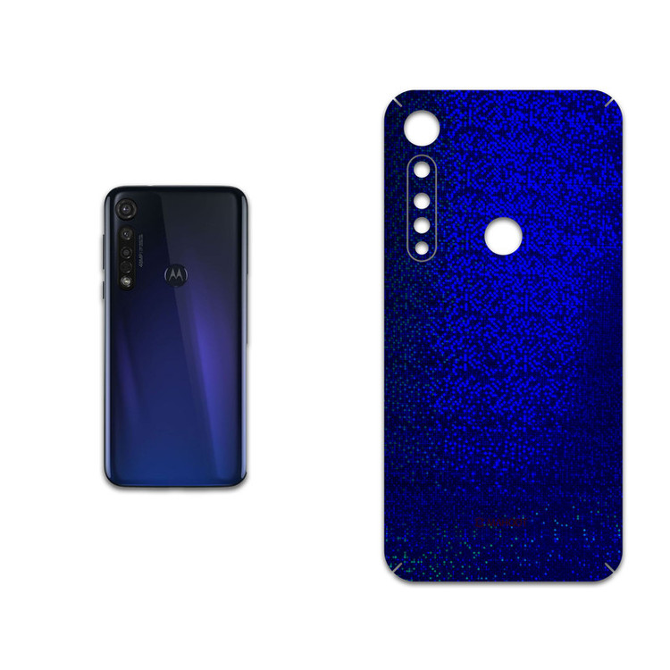 برچسب پوششی ماهوت مدل Blue-Holographic مناسب برای گوشی موبایل موتورولا One Vision Plus