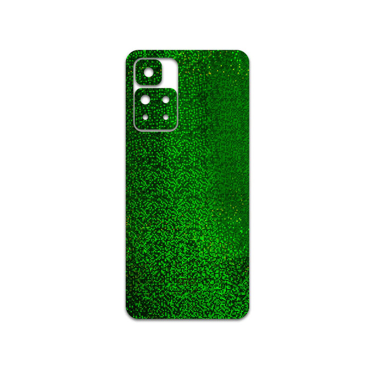 برچسب پوششی ماهوت مدل Green-Holographic مناسب برای گوشی موبایل شیائومی Redmi Note 11 Pro Plus 5G