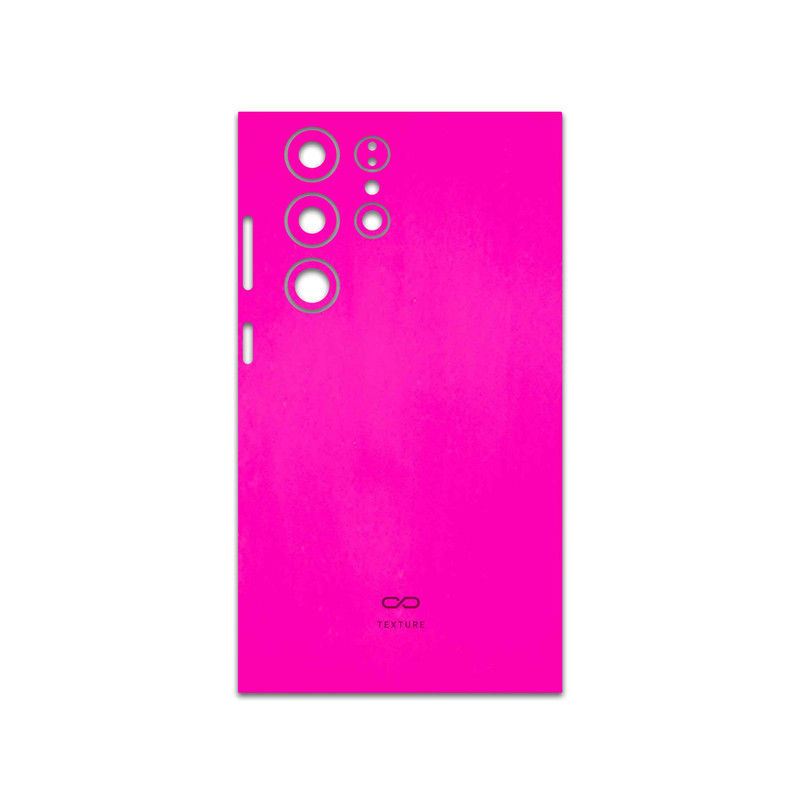 برچسب پوششی ماهوت مدل Phosphorus-Pink مناسب برای گوشی موبایل سامسونگ Galaxy S23 Ultra