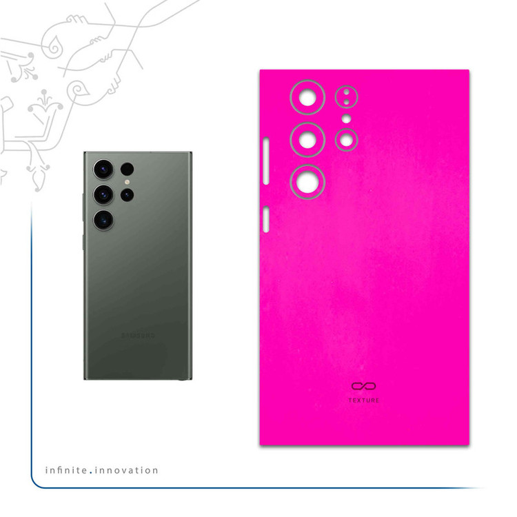 برچسب پوششی ماهوت مدل Phosphorus-Pink مناسب برای گوشی موبایل سامسونگ Galaxy S23 Ultra