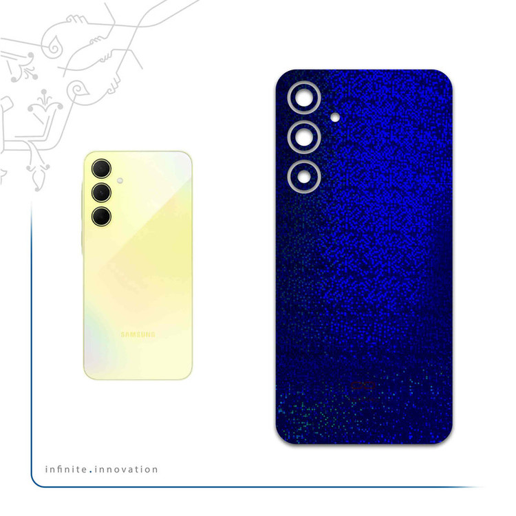 برچسب پوششی ماهوت مدل Blue-Holographic مناسب برای گوشی موبایل سامسونگ Galaxy A35