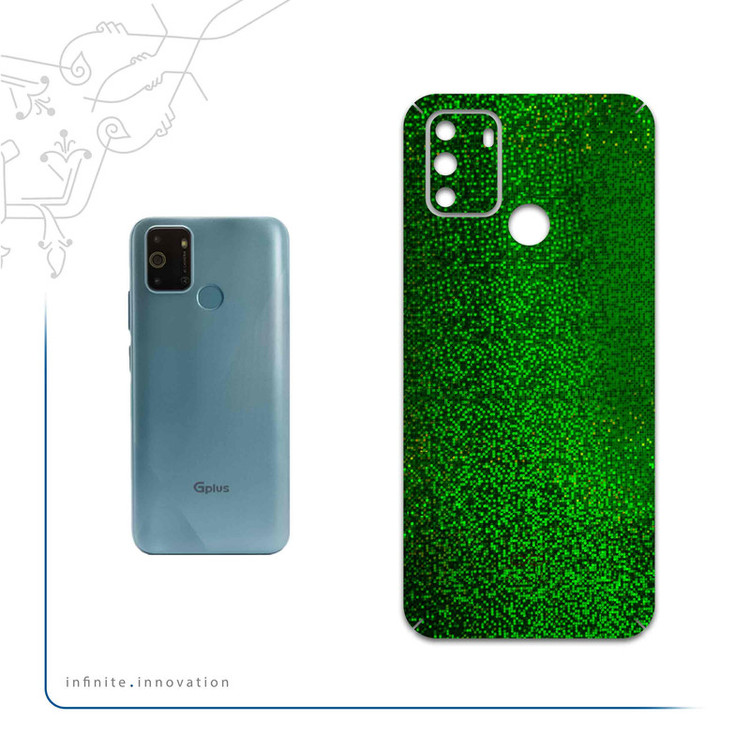 برچسب پوششی ماهوت مدل Green-Holographic مناسب برای گوشی موبایل جی پلاس S10 2022