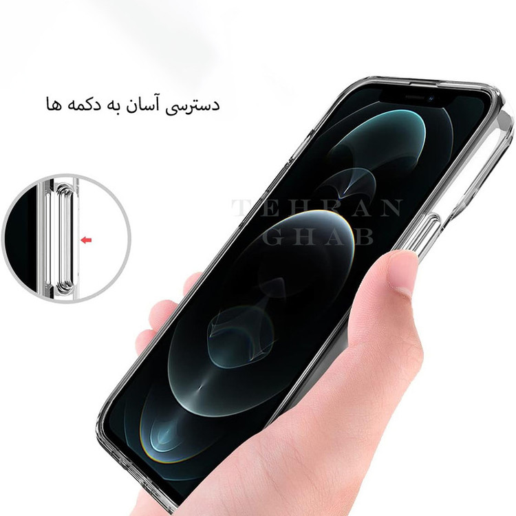 کاور تهران قاب مدل SPCT مناسب برای گوشی موبایل اپل iPhone 12 Pro