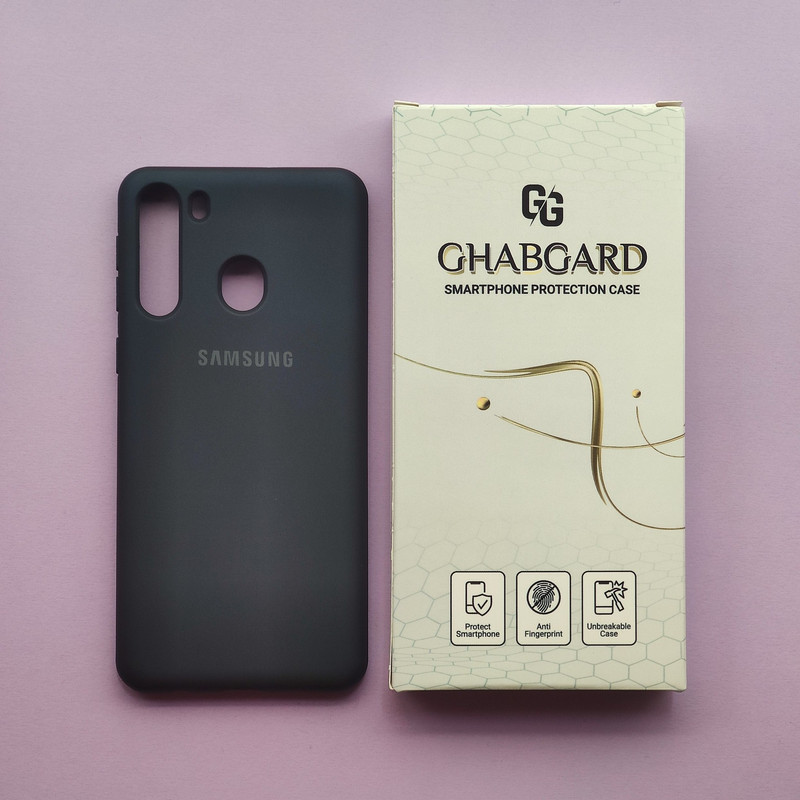 کاور قاب گارد مدل سیلیکونی ساده مناسب برای گوشی موبایل سامسونگ Galaxy A21