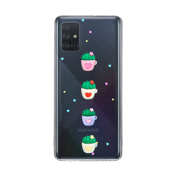 کاور دکین مدل Fanzy طرح گلدان مناسب برای گوشی موبایل سامسونگ Galaxy A71