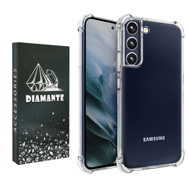 کاور دیامانته مدل Bianco Navy مناسب برای گوشی موبایل سامسونگ Galaxy S21 FE