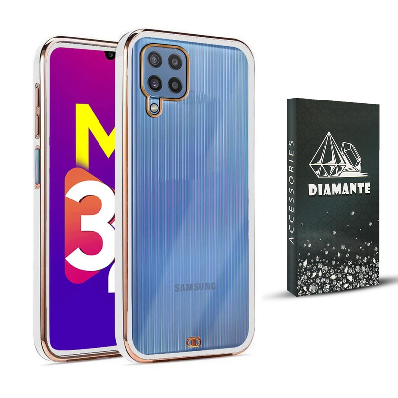 کاور دیامانته مدل Nahid Navy مناسب برای گوشی موبایل سامسونگ Galaxy F22