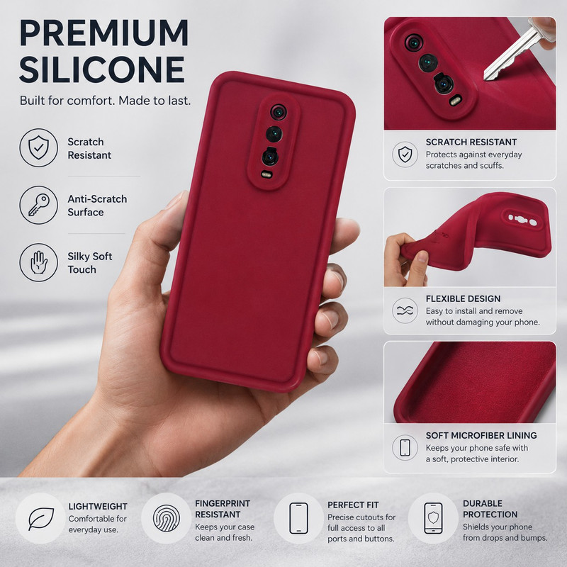 کاور گاردتک اساک مدل Silicone Puffer مناسب برای گوشی موبایل شیائومی Mi 9T/ Mi 9T Pro/ Redmi K20/ Redmi K20 Pro