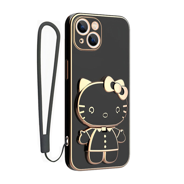 کاور اسپارتان مدل Kitty مناسب برای گوشی موبایل اپل Iphone 13 به همراه بند نگهدارنده