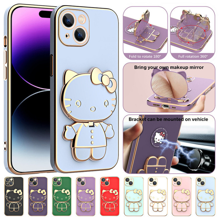 کاور اسپارتان مدل Kitty مناسب برای گوشی موبایل اپل Iphone 13 به همراه بند نگهدارنده