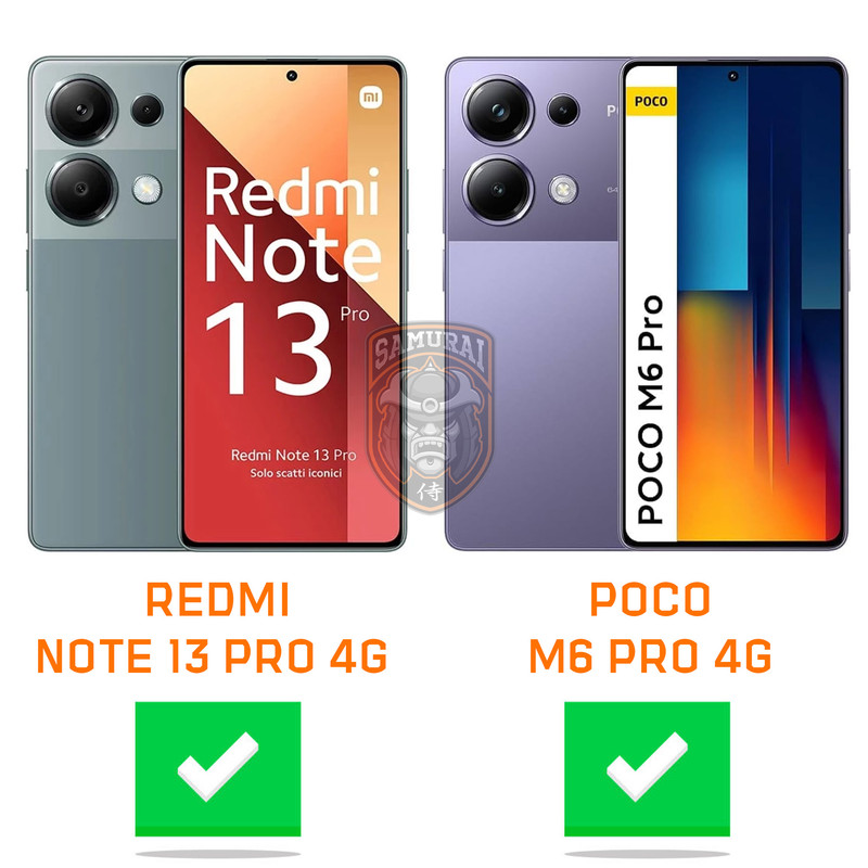 کاور سامورایی مدل Aimo مناسب برای گوشی موبایل شیائومی Redmi Note 13 Pro 4G / Poco M6 Pro 4G