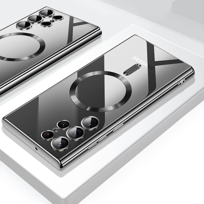 کاور مانستر مدل Clear Magsafe مناسب برای گوشی موبایل سامسونگ Galaxy S22 Ultra