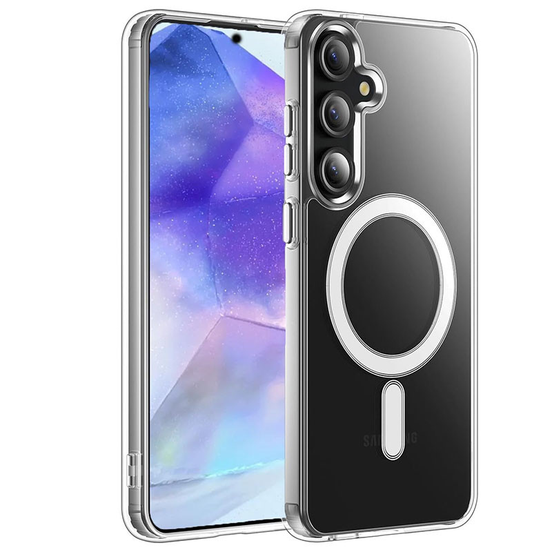 کاور مسیر مدل Clear Magnetic Magsafe مناسب برای گوشی موبایل سامسونگ Galaxy A35