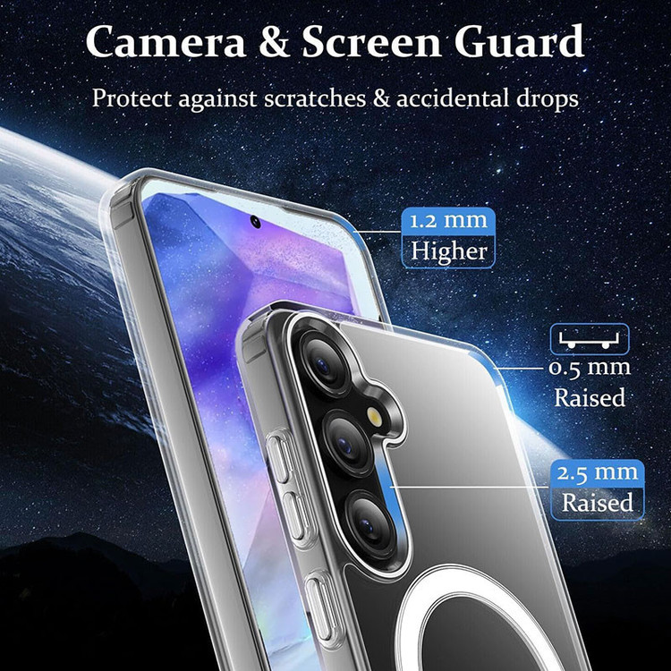 کاور مسیر مدل Clear Magnetic Magsafe مناسب برای گوشی موبایل سامسونگ Galaxy A35