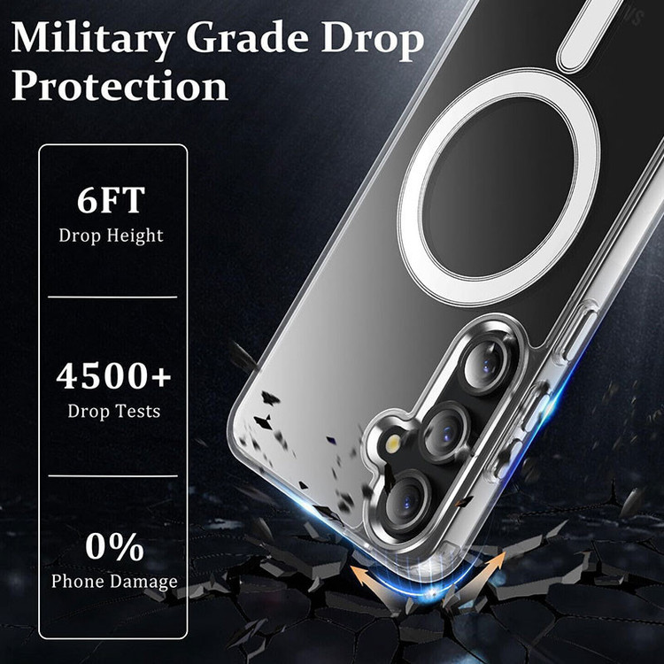کاور مسیر مدل Clear Magnetic Magsafe مناسب برای گوشی موبایل سامسونگ Galaxy A35