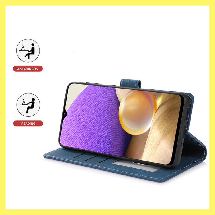 کیف کلاسوری خونه قاب مدل چرمی مناسب برای گوشی موبایل سامسونگ Galaxy A07