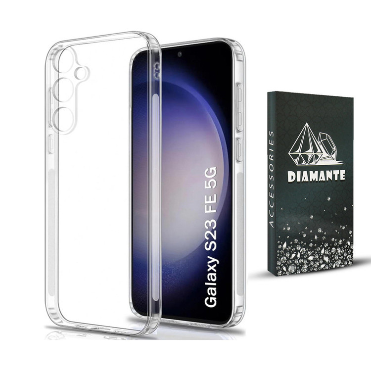 کاور دیامانته مدل Nahid Navy مناسب برای گوشی موبایل سامسونگ Galaxy S23 FE