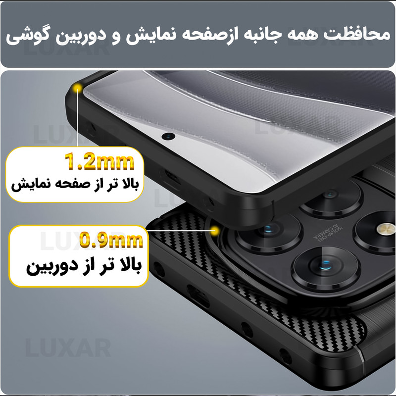 کاور لوکسار مدل note14proplus -LS مناسب برای گوشی موبایل شیائومی Redmi Note 14 Pro Plus 5G