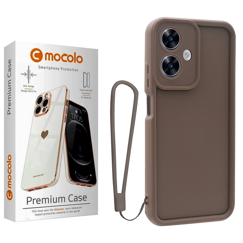 کاور موکولو مدل Silicone Puffer Strap مناسب برای گوشی موبایل موتورولا Moto G54 به همراه بند آویز