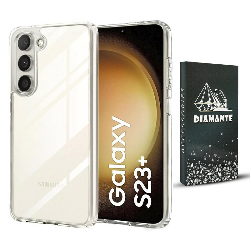 کاور دیامانته مدل Nahid Navy مناسب برای گوشی موبایل سامسونگ Galaxy S23