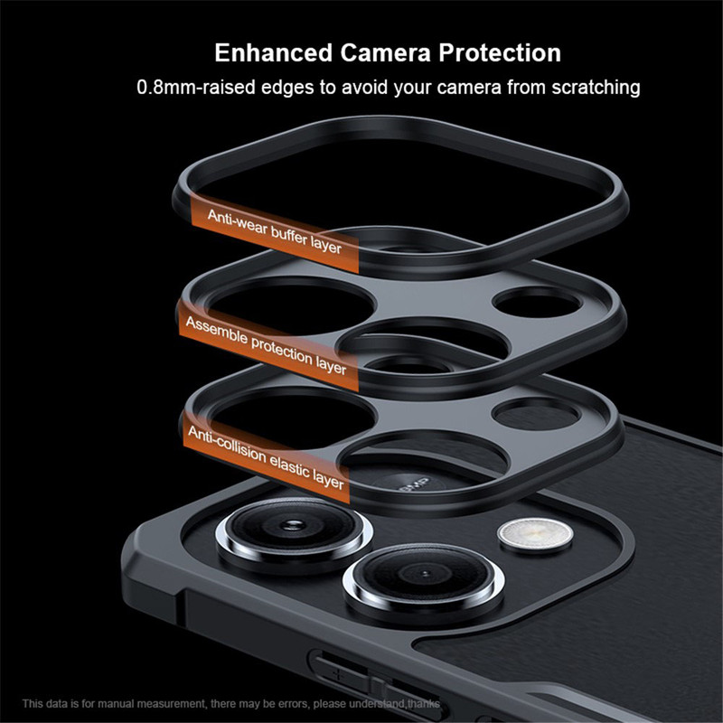 کاور گاردتک اساک مدل AntiShock Magnet Holder مناسب برای گوشی موبایل شیائومی Redmi Note 13 Pro 4G/ Poco M6 Pro 4G