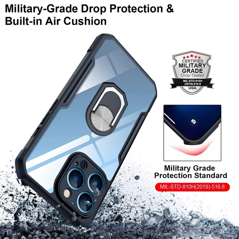 کاور گاردتک اساک مدل AntiShock Magnet Holder مناسب برای گوشی موبایل شیائومی Redmi Note 13 Pro 4G/ Poco M6 Pro 4G