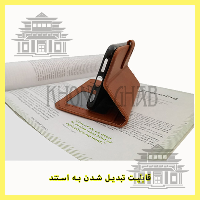 کیف کلاسوری خونه قاب مدل چرمی مناسب برای گوشی موبایل سامسونگ Galaxy A33 5G