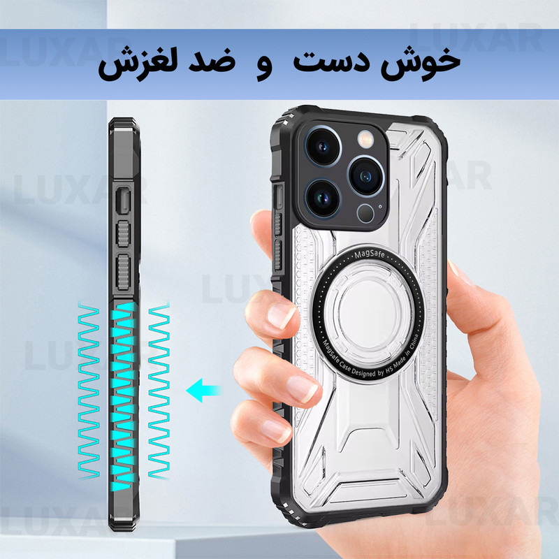 کاور لوکسار مدل 12promax _Luxmag مناسب برای گوشی موبایل اپل iPhone 12 Pro Max