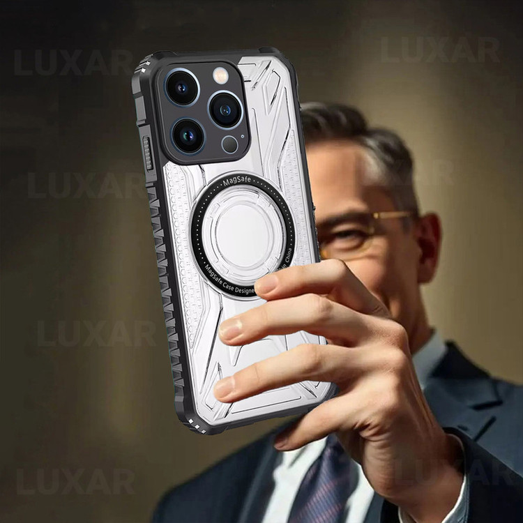 کاور لوکسار مدل 14promax _Luxmag مناسب برای گوشی موبایل اپل iPhone 14 Pro Max