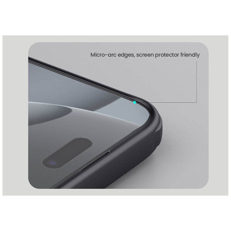 کاور نیلکین مدل Frosted Shiled Pro LogoCut مناسب برای گوشی موبایل اپل IPhone 16 Pro Max
