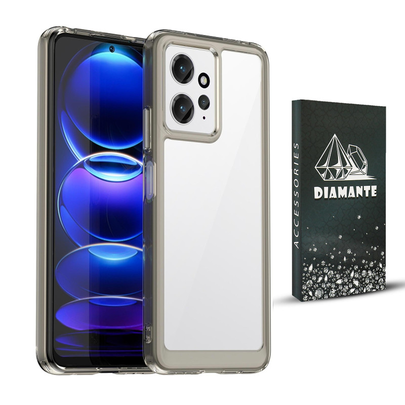 کاور دیامانته مدل Nahid Navy مناسب برای گوشی موبایل شیائومی Redmi Note 12 4G