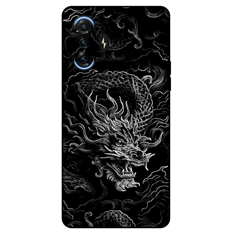کاور مگافون طرح اژدها مدل 1897 مناسب برای گوشی موبایل شیائومی Redmi K40 Gaming