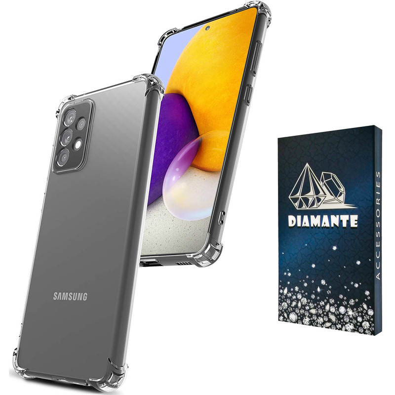 کاور دیامانته مدل shiny navy مناسب برای گوشی موبایل سامسونگ Galaxy A72 4G / A72 5G