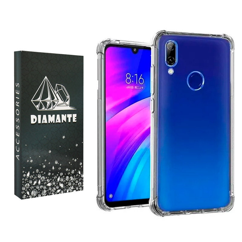 کاور دیامانته مدل Bianco Navy مناسب برای گوشی موبایل شیائومی Redmi Note 7 Pro