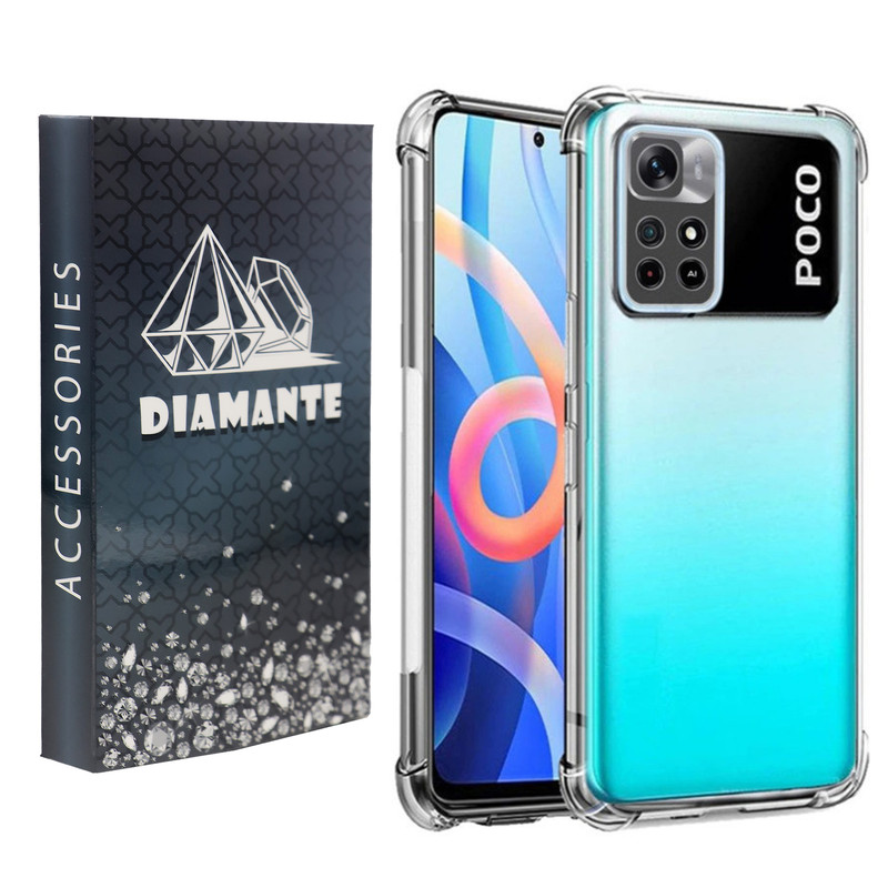 کاور دیامانته مدل Bianco Navy مناسب برای گوشی موبایل شیائومی Poco M4 Pro 5G