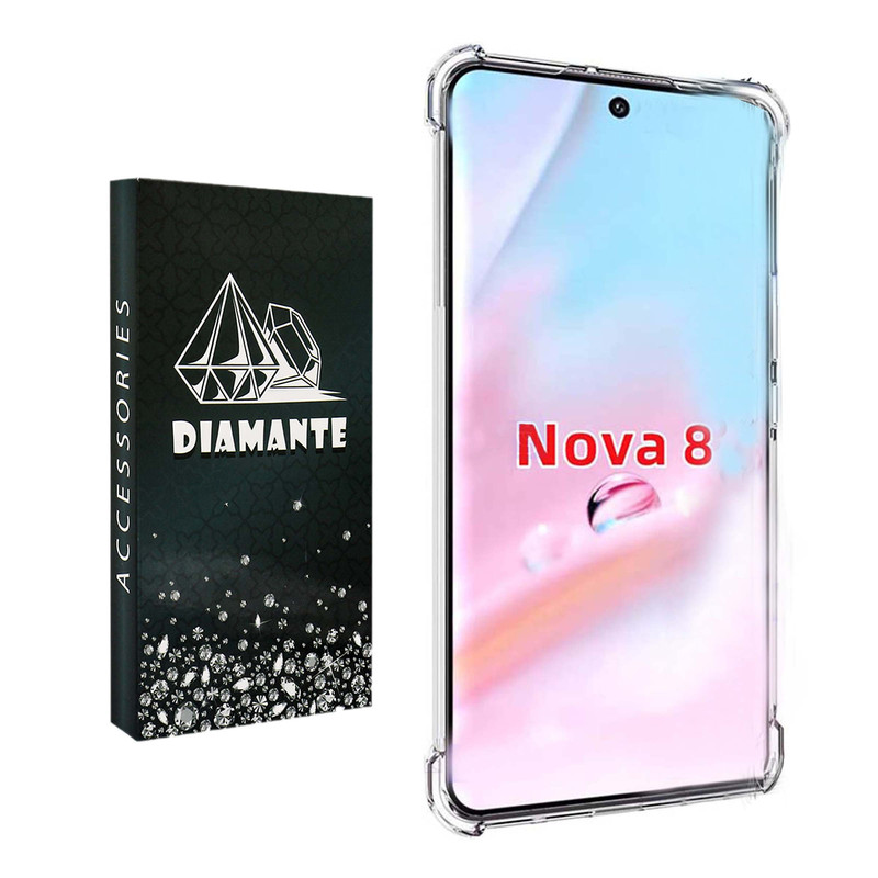 کاور دیامانته مدل Bianco navy مناسب برای گوشی موبایل هوآوی Nova 8