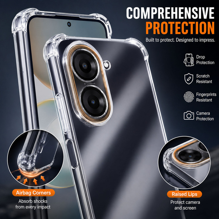 کاور اسپارتان مدل Airbag مناسب برای گوشی موبایل شیائومی Redmi A5 4G /Poco C71